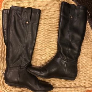 Nine West black rider boots